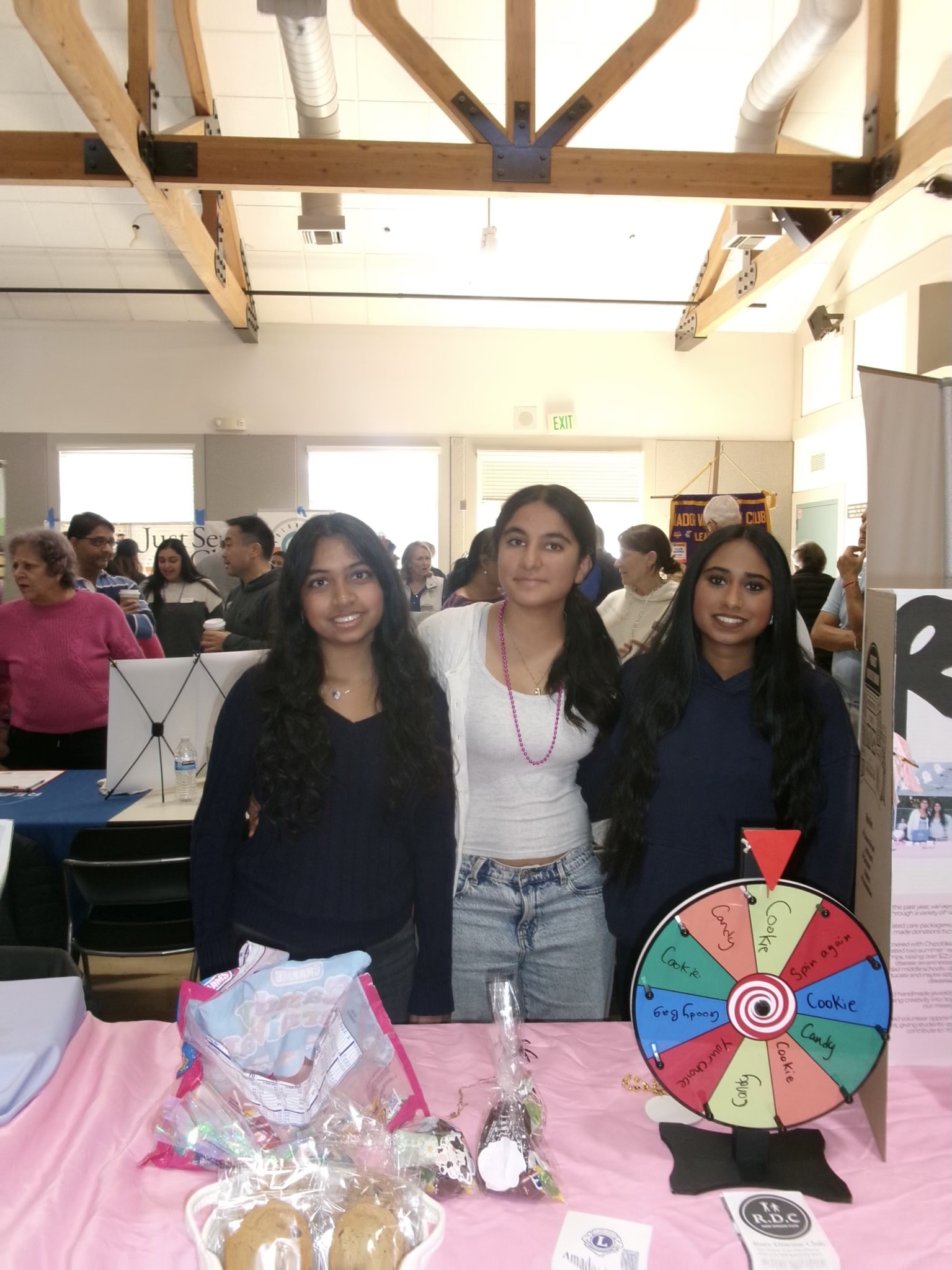 Rare Disease Club fundraiser booth