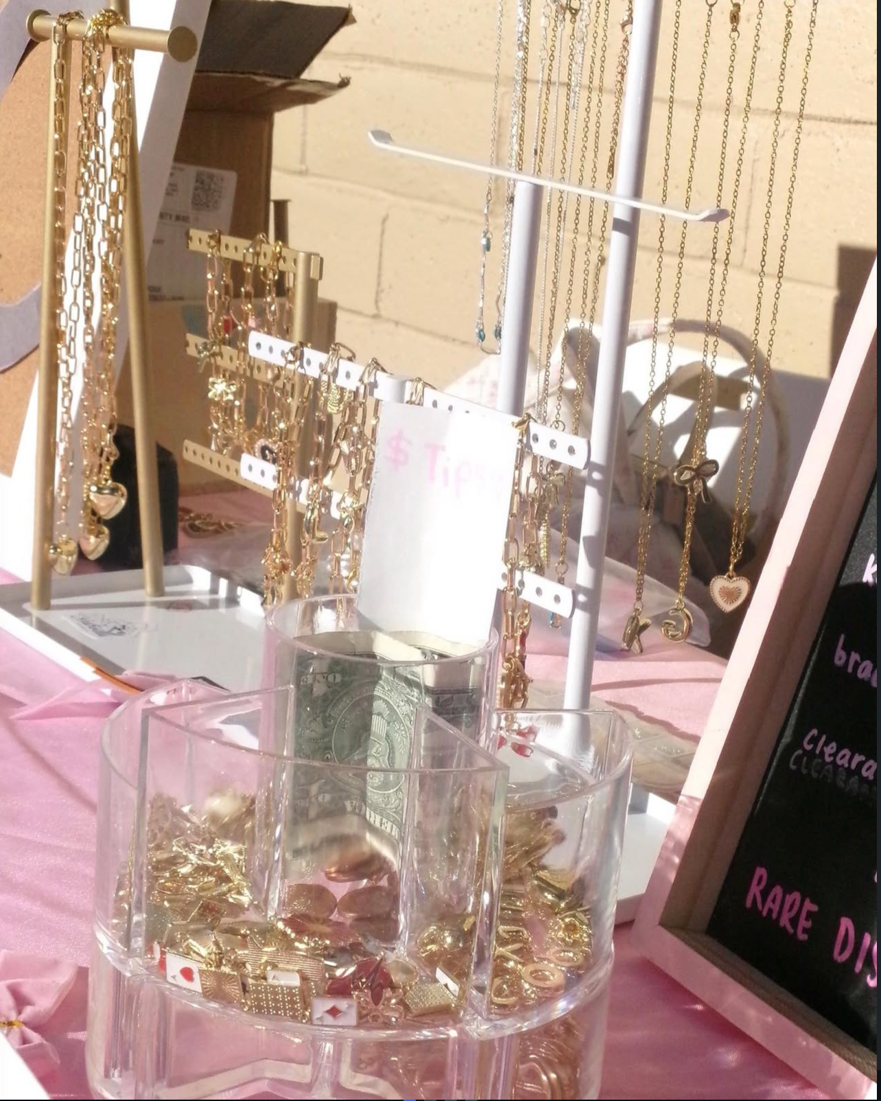 Rare Gems jewelry display