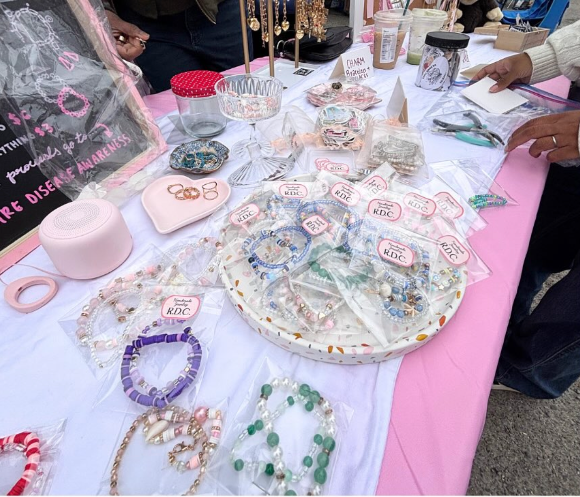 Rare Gems beaded jewelry display